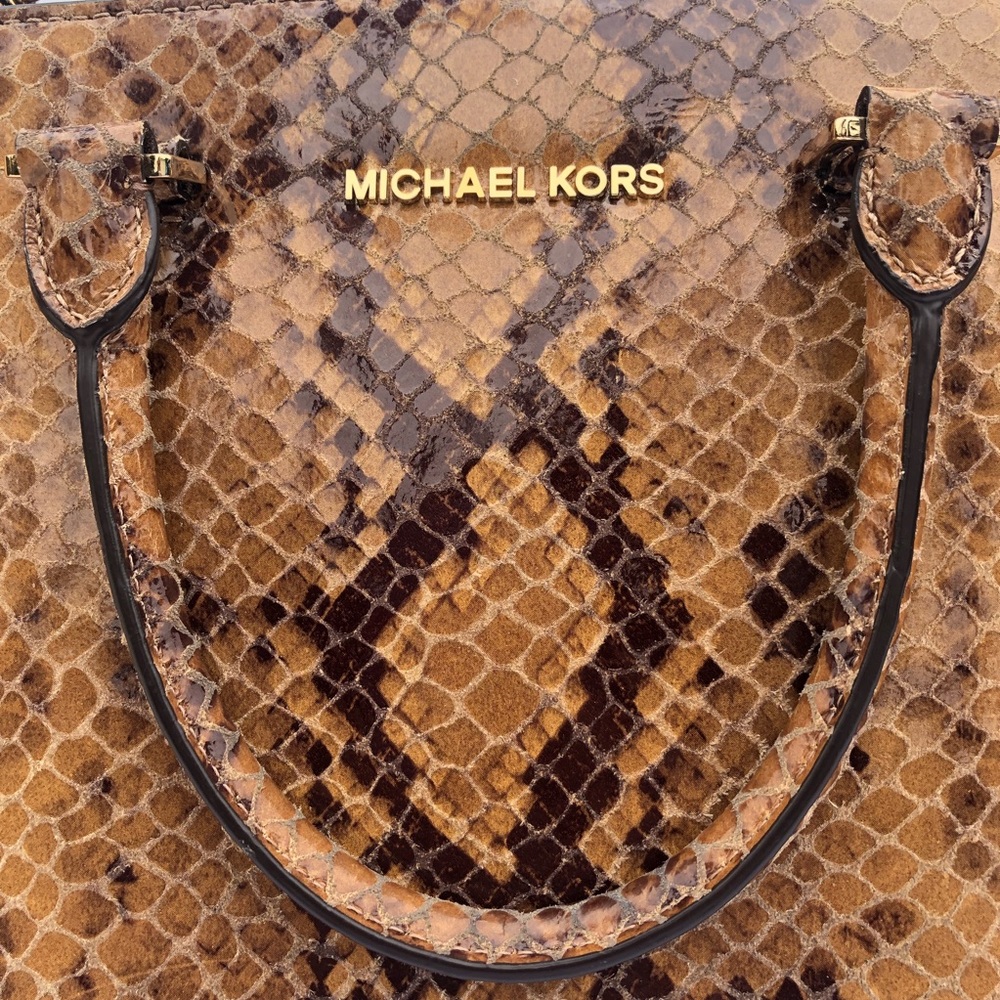 Michael Michael Kors Python Selma Tote - image 3